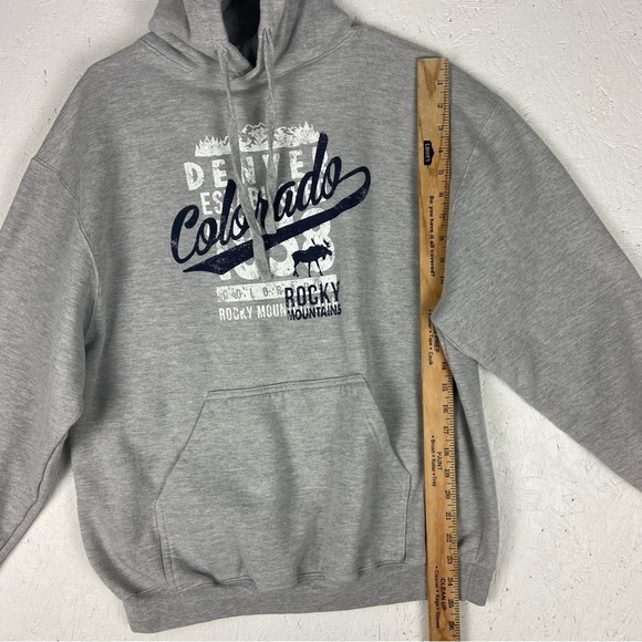 Dave & Buster’s Athletics Department Hoodie Adult Medium Gray - Picture 5 of 6